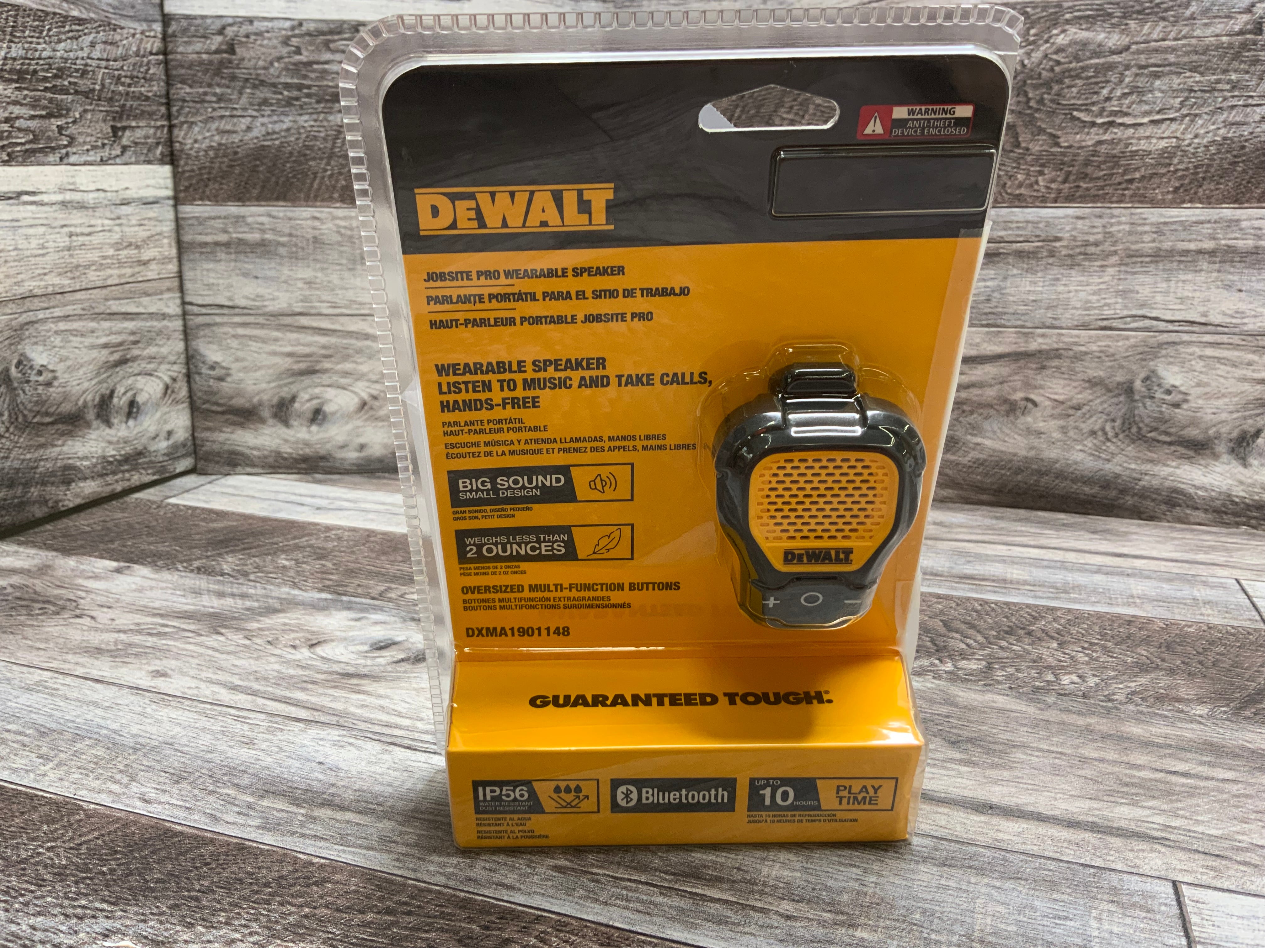 DEWALT Wearable Bluetooth Speaker (8170662756590)